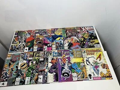 Buy Fantastic Four  Marvel Comics Bundel 1980’s -  1990’s VINTAGE Set Of 15 (Z9) • 29.99£