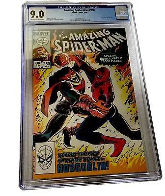 Buy The Amazing Spiderman #250 CGC 9.0 Hobgoblin Appearance 1985 • 67.29£