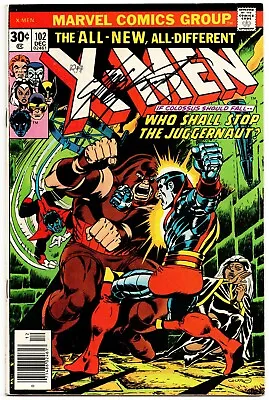 Buy Uncanny X-Men #102 VG+ Signed W/COA Chris Claremont Origin Of Storm 1976 Marvel  • 141.32£