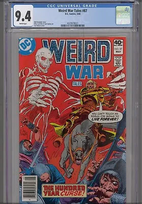 Buy Weird War Tales #87 CGC 9.4 1979 DC Comics • 80.21£