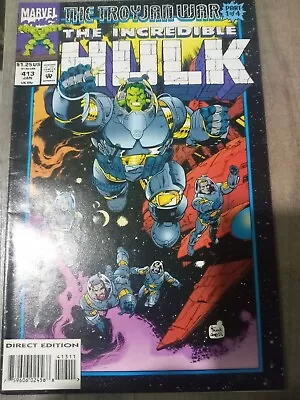 Buy Marvel The Incredible Hulk  The Trogan War 413 • 2.40£