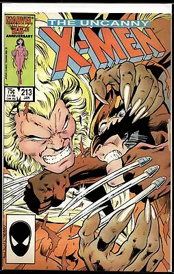 Buy 1987 Uncanny X-Men #213 Marvel Comic • 19.98£