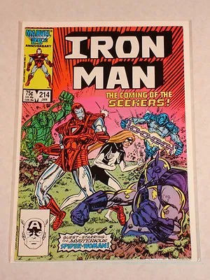 Buy Ironman #214 Vol1 Marvel Comics January 1987 • 9.99£