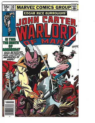 Buy John Carter, Warlord Of Mars #10 (3/78) F/VF (7.0) Kane! Great Bronze Age! • 4.21£