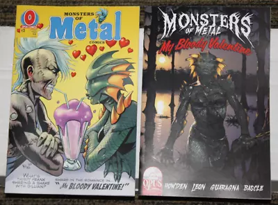 Buy Opus Monsters Of Metal Valentine Special TWO COVER SET A & 1:5 Archie Homage Var • 11.07£
