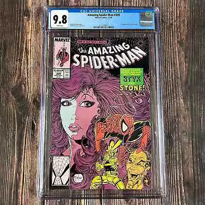 Buy Amazing Spider-Man #309 CGC 9.8 1st Team Appearance Of Styx & Stone • 116.21£