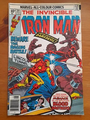 Buy Iron Man #89 Aug 1976  VGC- 3.5 Blood Brothers, Daredevil • 3.50£