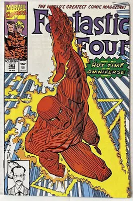 Buy Marvel Comics Fantastic Four #353  1st Mobius Appearance 1991 VF • 9.46£