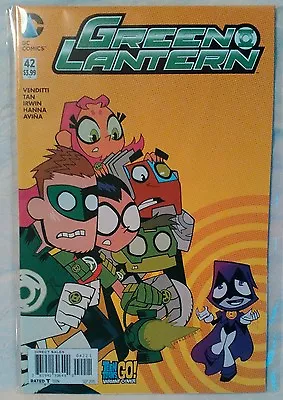 Buy Green Lantern #42 - Titans Go! Variant Cover 1st Print • 6£