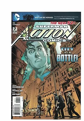 Buy DC Comics Superman Action Comics No. 7 May 2012  $3.99 USA  The New 52! • 2.99£