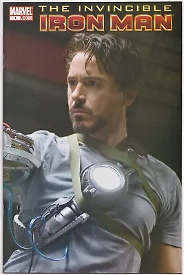 Buy Invincible Iron Man #1 2008 Robert Downey Jr Movie Photo Variant Marvel Comics • 59.95£