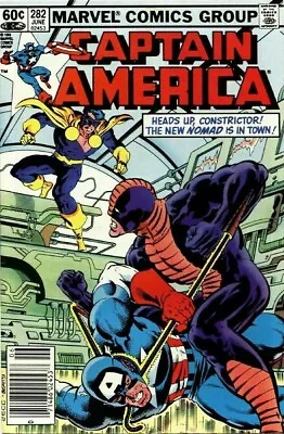 Buy Captain America (1st Series) #282 (Newsstand) FN; Marvel | 1st Nomad - We Combin • 15.76£