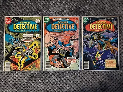 Buy Detective Comics # 470, 471, 473 Story Basis For Batman 89 • 15.77£