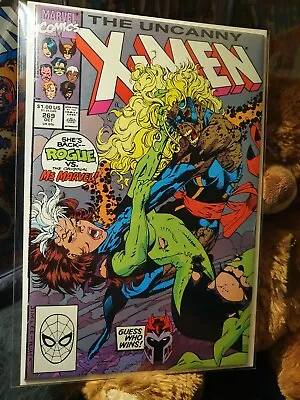 Buy The Uncanny X-men 269 - Vf+ - Rogue Death Of Ms Marvel - Jim Lee, Claremont 1990 • 12.99£