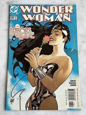 Buy Wonder Woman #178 Iconic Adam Hughes Cover! (DC, 2002) • 6.14£