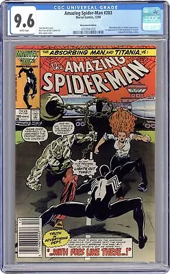 Buy Amazing Spider-Man #283 CGC 9.6 Newsstand 1986 4359591005 • 92.37£