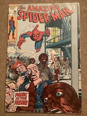 Buy AMAZING SPIDER-MAN #99 (Marvel 1971) Peter Hired By Bugle! British Variant! VG+ • 27.79£