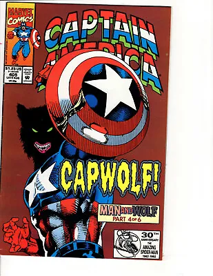 Buy Captain America #405 (August 1992, Marvel) Capwolf • 10.40£