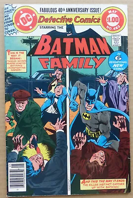 Buy Detective Comics #483, With 'batman' & 'batgirl', Great Back Cover Art, Vf. • 26£