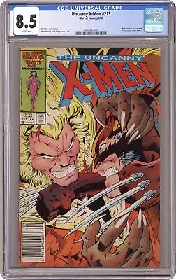 Buy Uncanny X-Men #213 CGC 8.5 1987 4066127019 • 71.16£