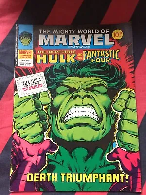 Buy The Mighty World Of Marvel The Hulk And The Fantastic Four No 310 Sept 1978 • 4£