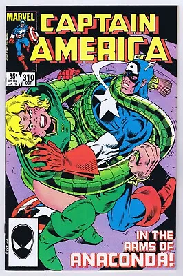 Buy Captain America #310 VF/NM 1st App Diamondback & Serpent Society 1985 Marvel • 39.61£
