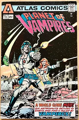 Buy Atlas Comics Planet Of The Vampires #1 Feb 1975 Bronze Age 1st Appear Galland VG • 7£