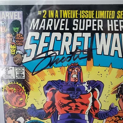 Buy Marvel Super Heroes Secret Wars #2N Newsstand Variant CBCS 9.0 1985 White Pages • 86.95£