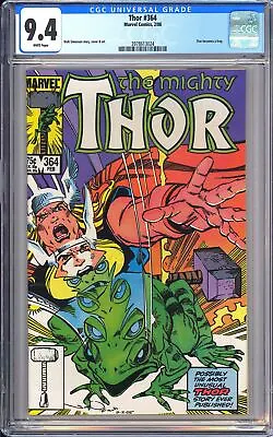 Buy Thor #364 CGC 9.4 1986 3978613024 1st THROG Puddlegulp Frog! KEY! • 55.33£