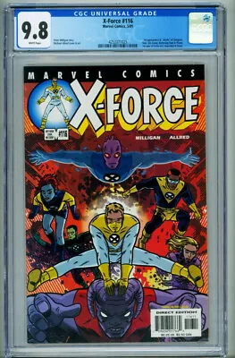 Buy X-FORCE #116 CGC 9.8 Comic Book 1st U-Go Girl & Anarchist 4253371025 • 134.32£
