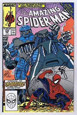 Buy Amazing Spider-Man #329 VF/NM Signed W/COA Erik Larsen 1990 Marvel Comics • 30.04£