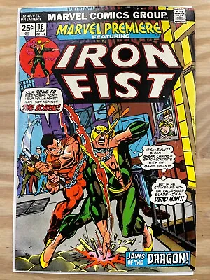 Buy Marvel Premiere Featuring Iron Fist #16 *2nd Iron Fist* • 40.17£