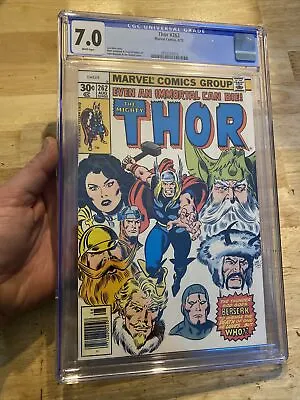 Buy Thor CGC 7.0 Marvel Action Comics Vintage Collector Annual #262 INVESTMENT 1977 • 449.68£