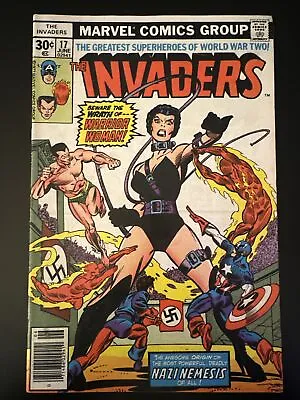 Buy The Invaders #17 - First Appearance Warrior Woman Jack Kirby Cover 1977 • 15.73£