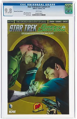 Buy Star Trek Green Lantern #1 CGC 9.8 EXCLUSIVE VARIANT Dynamic Forces Foil Edition • 164.24£