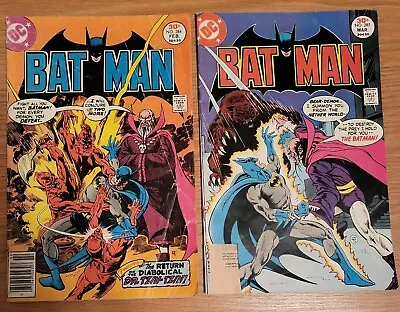Buy Batman Vs Dr Tzin Tzin DC Comics 1977 Issues 284 And 285 Low Grade Good Cond • 7.76£