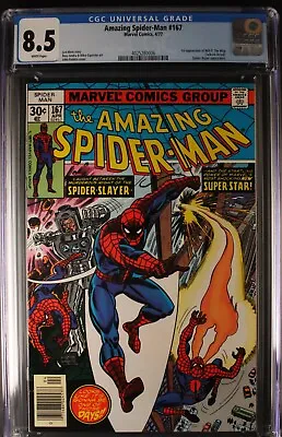 Buy AMAZING SPIDER-MAN  #167  High Grade! WHITE PAGES  CGC 8.5    40252780006 • 47.43£