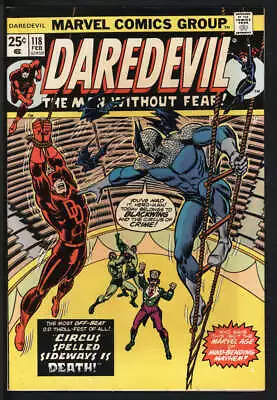 Buy Daredevil #118 8.0 // 1st Appearance Of Blackwing Marvel Comics 1975 • 34.43£