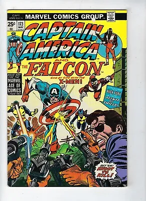 Buy Captain America # 173 The Falcon & X-Men Side By Side May 1974 FN • 14.95£