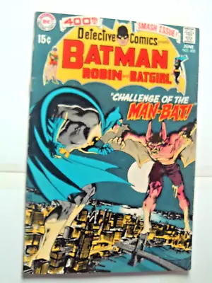 Buy Books, Comics & Magazines, Detective Comics 400, June 1970. VG+. 1st App Man Bat • 249£