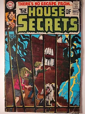Buy House Of Secrets #81, GD/VG 3.0, 1969, 1st App. Abel, Neal Adams, HoS Origin 🔑 • 52.03£
