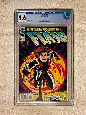 Buy DC Comics The Flash #92 CGC 9.6 First Bart Allen Impulse 1994 White Pages Waid • 79.03£