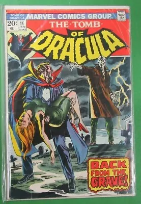 Buy The Tomb Of Dracula #16 Back From The Grave Marvel 1973 G/VG • 9.60£