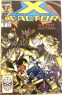 Buy X Factor # 42. 1st Series. July 1989. Arthur Adams-cover. Nm- Condition 9.2 • 7.99£