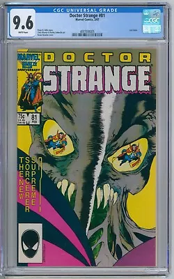Buy Doctor Strange 81 CGC Graded 9.6 NM+ White 1st Rintrah Marvel Comics 1987 • 47.93£