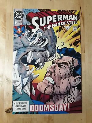 Buy Superman: The Man Of Steel Volume 1 #19 First Printing Cover A DC Comics 1993 • 7.99£