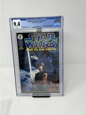 Buy Star Wars Heir To The Empire #1 CGC 9.4 1st Appearance Thrawn Mara Jade 1995!! • 157.63£