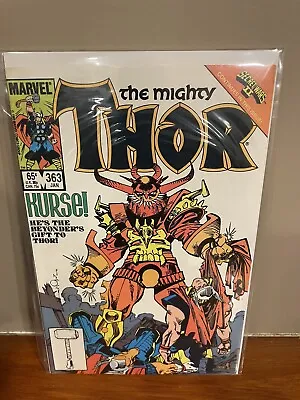 Buy The Mighty Thor #363 Thor Turned Into A Frog Marvel Comics 1986 • 4.82£