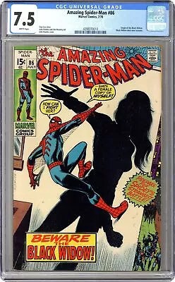 Buy Amazing Spider-Man #86 CGC 7.5 1970 4298370010 • 209.51£