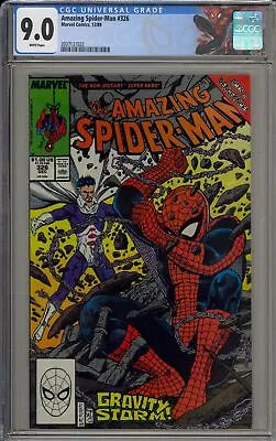 Buy Amazing Spider-man #326 - Cgc 9.0 - Graviton Appearance - Custom Label • 43.48£